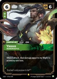 Yasuo - Remorseful (Alternate Art) (Foil)