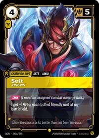Sett - Kingpin (Alternate Art) (Foil)